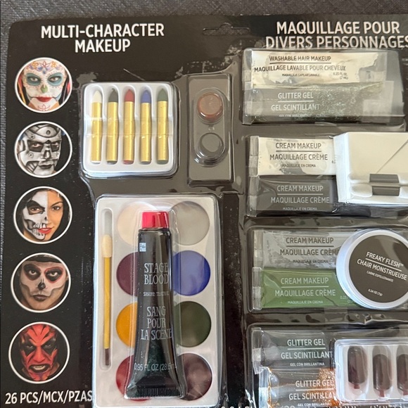 NIB Multi character Halloween Theater play face make up kit - Picture 3 of 4